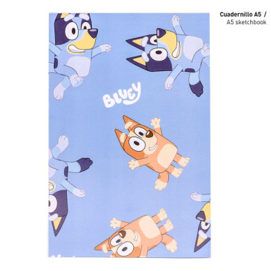 Set papeleria coloreable Bluey